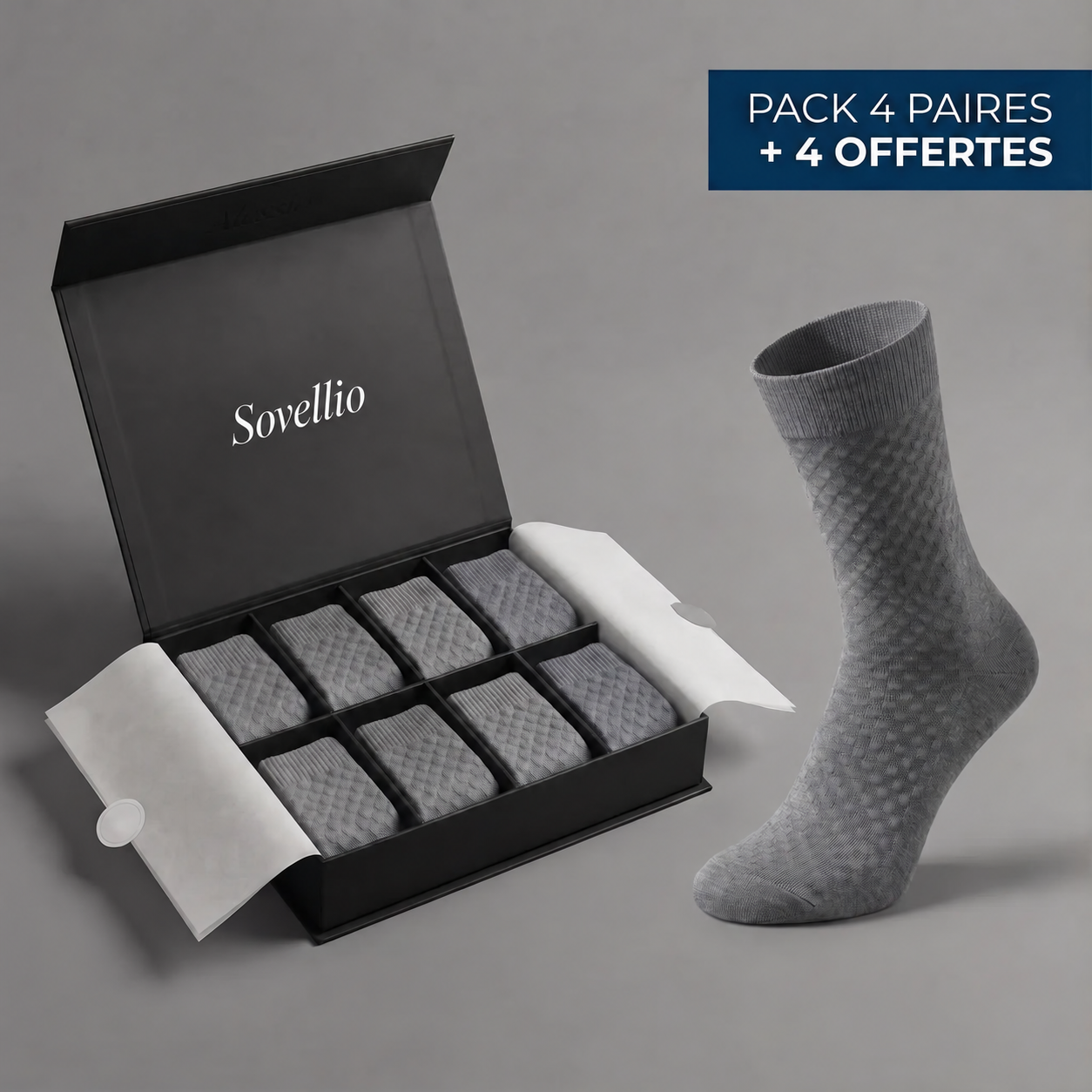 Chaussettes Sovellio — gray